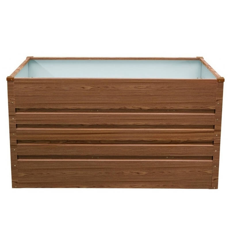Vyvýšený zahradní záhon BestBerg VZ-735D _ 735 l _ 150 x 70 x 70 cm _ červené dřevo3